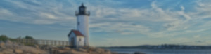 Photo of a lighthouse with a light blur overlay